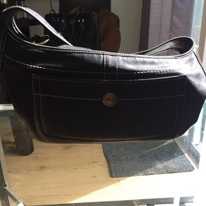 Leather Coach purse